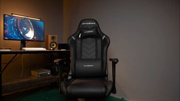 Игровые кресла: Игровое кресло, Б/у, С колесиками, Кожа