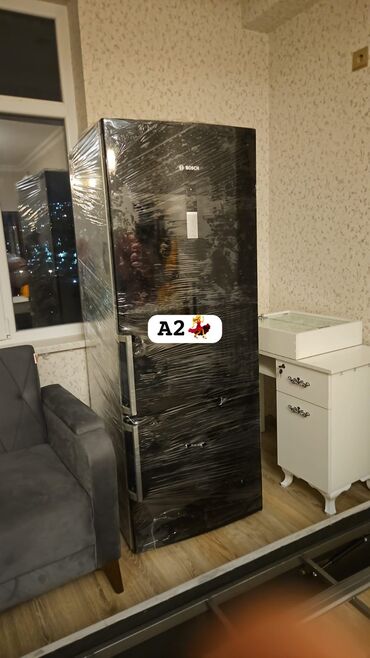 Soyuducular: 1 qapılı Bosch Soyuducu Satılır, rəng - Boz