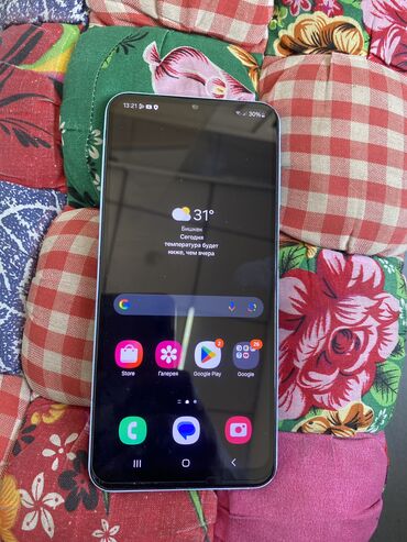камера видеонаблюдения с передачей на телефон со звуком: Samsung Galaxy A13, Колдонулган, 128 ГБ, түсү - Көк, 2 SIM
