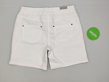 white jeans: Gina, Szorty damskie, rozmiar L — 3