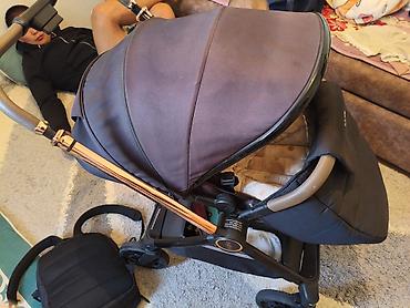 eazy walker: Прогулочная коляска Kidilo (черная) - Легкая компактная рама с — 4