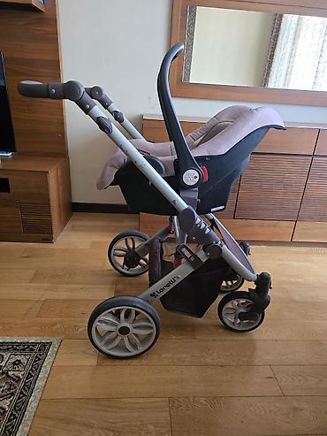 Modullu arabalar: Lonelli 3-in-1 uşaq arabası dəsti Komplekt: - Şassi və təkərlər - — 1