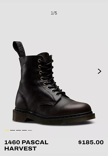 Ботинки и ботильоны: Продаю ботинки Dr. Martens 1460 Pascal Размер EU 38. Стелька 24 см — 9