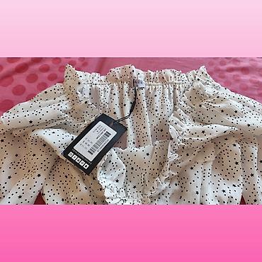 tom: Belo žensko mini haljina na tufnice/tačkice sa ramenima na otkrivanje — 5