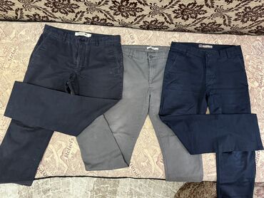 мужское пальто черное: Продаю классические брюки, штаны, Waikiki lacoste Качество хорошее