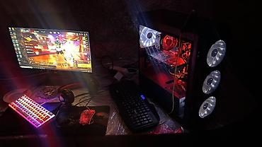 Gaming kompüter dəsti Komponentlər: - Videokart: AMD Radeon RX 580