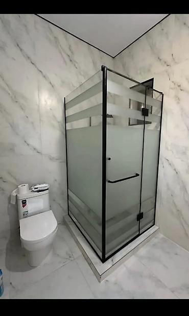 Душевые перегородки и ограждения: Ассаламу алекум тугандар Айнек тосмолорду жасайбыз кузгу подсветка — 22