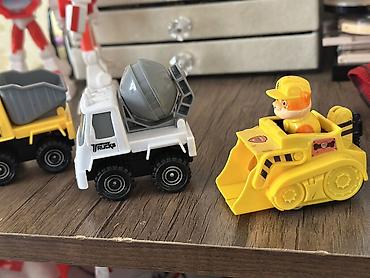 барабан: Uşaq oyuncaqları – mini tikinti maşınları dəsti Təsvir: - Kiçik — 2