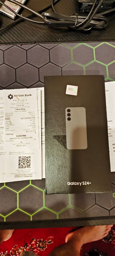 s8 samsung qiymeti: Samsung Galaxy S24+, 256 GB, rəng - Boz, Zəmanət, Sensor, Barmaq izi