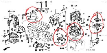 матор хонда инспаер: Подушка мотора Honda 2004 г., Оригинал, Япония