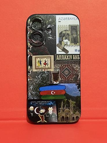 pulsuz uce: Azeri temalı smartfon qabı - Model uyğunluğu: İki böyük kamera kəsiyi — 2