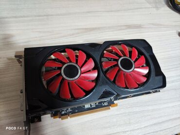 поко ф: Видеокарта, Б/у, AMD, Radeon RX, 4 ГБ, Для ПК
