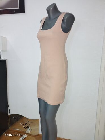 pamucna haljinica l tally wejil stikle: S (EU 36), bоја - Roze, Oversize, Na bretele