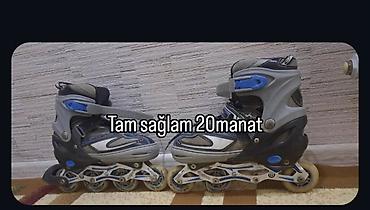 2 el scooter: Inline skeyt (şıpatın) cütü - Təkərli, inline dizayn - Rəng — 1