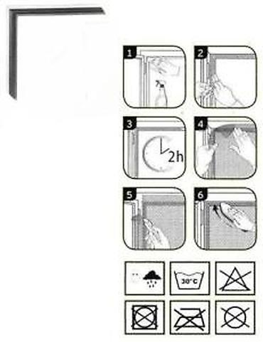 Oprema i sredstva za zaštitu: Mreža protiv insekata za prozore – Powerfix Profi+ - Set od 2 komada — 9