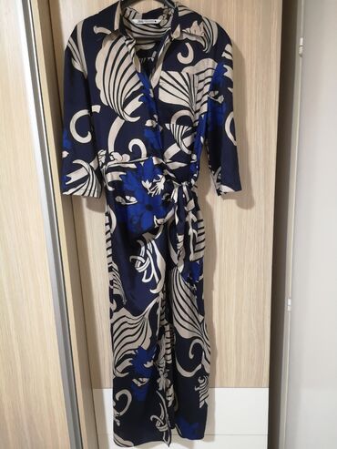 haljine na preklop: Zara XS (EU 34), M (EU 38), bоја - Šareno, Drugi stil, Kratkih rukava