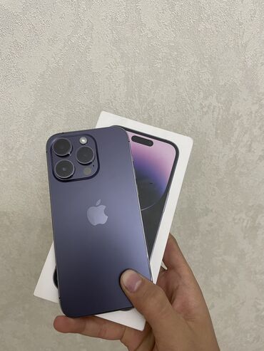 пока х4: IPhone 14 Pro, 128 ГБ, Deep Purple, Коргоочу айнек, Куту, 86 %