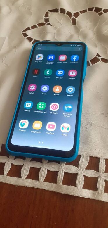 kodak tabletkası qiymeti: Samsung Galaxy A02 S, 64 GB, rəng - Göy, Barmaq izi, İki sim kartlı, Face ID
