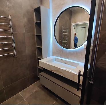 Ev və bağ: Banyo mebeli və qranit/akril tezgah üstü lavabolar – dizayn və — 4