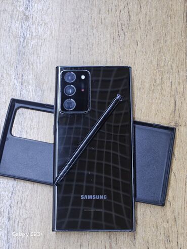 самсунг ноте 20: Samsung Galaxy Note 20 Ultra, Б/у, 256 ГБ, цвет - Черный, 2 SIM