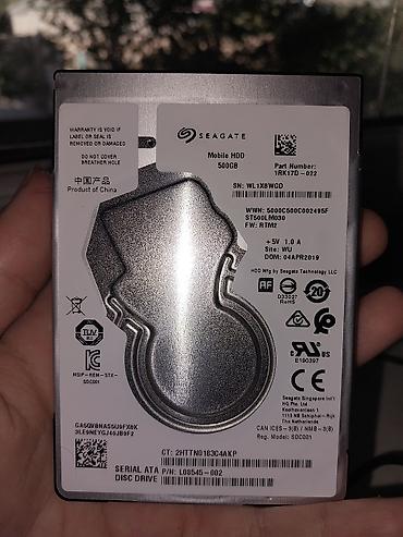 2 5 sata hdd: Seagate Mobile HDD 500GB – 2.5" daxili sərt disk - Model: ST500LM030 — 1