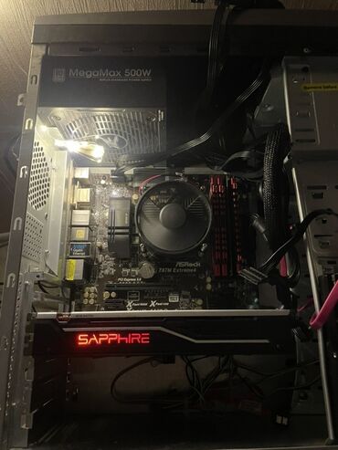 Kompüter və noutbuk aksesuarları: Gaming Pc Masaustu komputer MB📟Asrock Z87 Extreme4 CPU💎i7 4770k