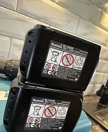 Дрели: Дрель шуруповерт makita 18v Дрeль-шурупoвеpт аккумулятoрная ударнaя — 3