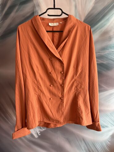 Košulje, bluze i tunike: L (EU 40), Jednobojni, bоја - Narandžasta