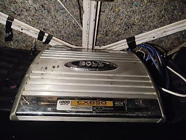 səs ucaldıcılar: Məhsul: Avtomobil audio sistemi – BOSS CX650 gücləndirici + subwoofer — 1