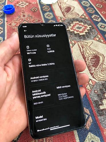 sony ses sistemi: Xiaomi Mi 8 Lite, 64 GB, rəng - Qara, 
 Barmaq izi — 5