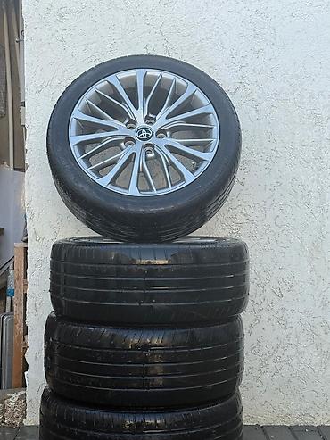 yeni teker kreditle type 1: Toyota orijinal yüngül lehimli disk və təkər dəsti - Disklər: Toyota — 6