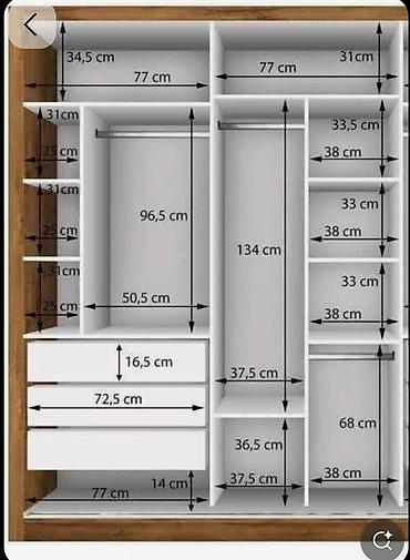 Гарнитуры для прихожей: Гарнитур для прихожей, Шкаф, Металл, цвет - Белый — 29