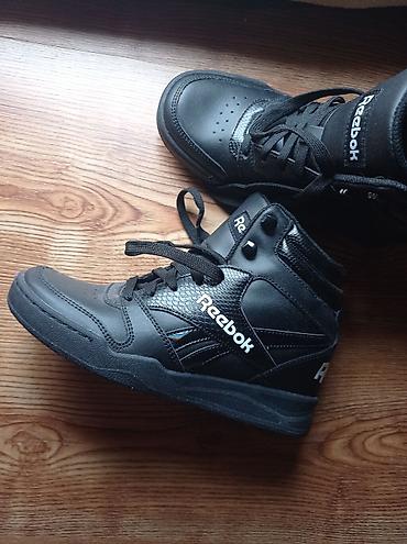 Кроссовки и спортивная обувь: Отличное состояние! Высокие кроссовки Reebok, черные - Классическая — 3