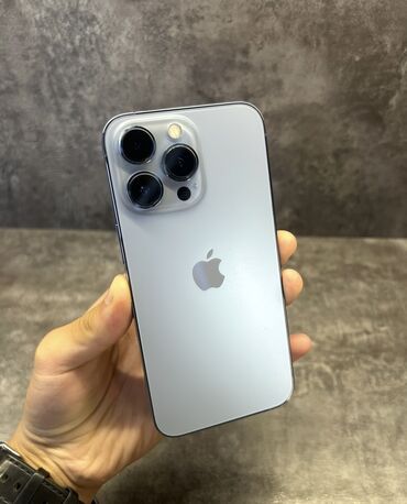 ноутбук токмок: IPhone 13 Pro, Б/у, 256 ГБ, Sierra Blue, Защитное стекло, Чехол, Кабель, 74 %