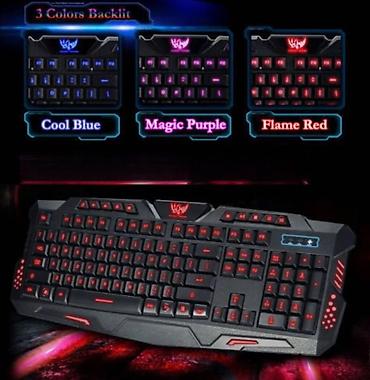 interfon slusalica: Gejmerska tastatura sa 3 led boja. gejmerska tastatura sa 3 led boja — 1