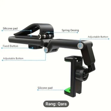 gps навигатор для машины: Məhsul: Çoxfunksiyalı qısqaclı telefon tutacağı (qara) - Universal