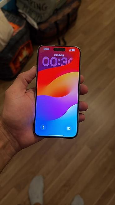ikinci el 15 pro max: IPhone 15 Pro Max, 256 GB, Desert Titanium, Face ID, Sənədlərlə — 2