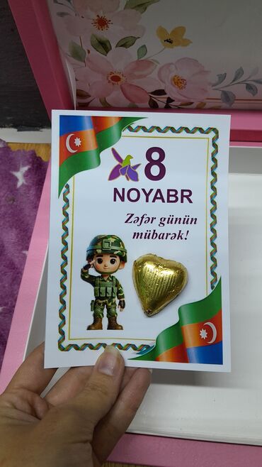 hicabli qiz sekilleri profil ucun: 8 noyabra özəl Şokoladlı xatirə kartları – fərdi dizayn Məhsulun