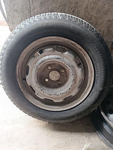 camry 5: Колеса в сборе 185 / 65 / R 14, Зима, Б/у, 1 шт, Легковые, Железные, отверстий - 4 — 1