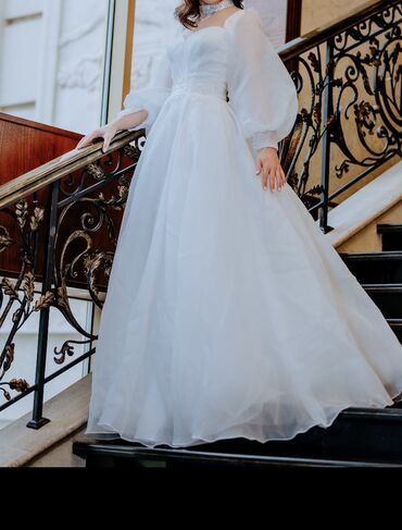 химчистка свадебных платьев: Легкое свадебное платье😍😍, одевала только один раз на свою свадьбу