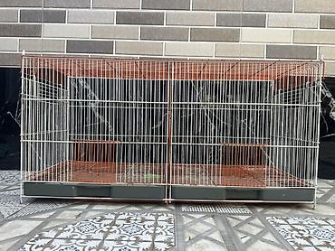 Quş qəfəsi – ikili bölməli,1 metrelik Az istifade olunub