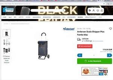 Putni koferi i torbe: Kolica/torba za kupovinu na točkiće - Stabilan metalni ram sa velikim — 24