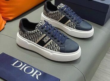 макаси мужские: Кроссовки, 39, Dior, Новый, цвет - Синий, Бесплатная доставка