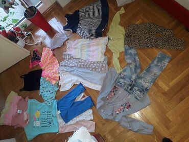 hm dečija garderoba: Benetton, Komplet: Majica, Pantalone, Haljina, 92