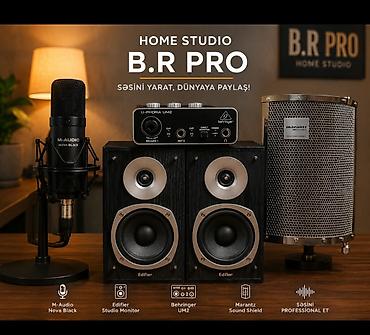 manıtor: HOME STUDIO B.R PRO – səsini yarat, dünyaya paylaş! Tərkib: - M-Audio — 1