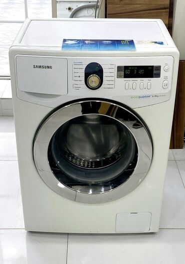 Paltaryuyan maşınlar: Paltaryuyan maşın Samsung, 6 kq, İşlənmiş, Avtomat, Ünvandan götürmə, Pulsuz çatdırılma
