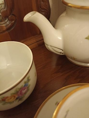 Çay dəstləri və servizlər: Çay dəsti, rəng - Ağ, Farfor, 6 nəfərlik, Almaniya — 15