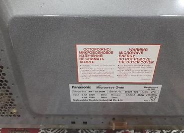 Mətbəx texnikası: Panasonic mikrodalğalı soba – model NN-GT348M (Inverter texnologiyalı) — 1
