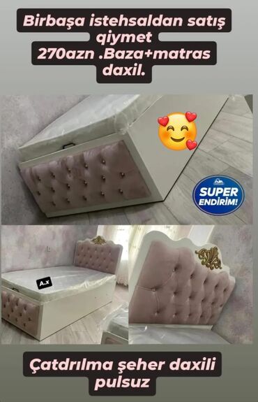 Divan və masa dəstləri: Çatdırılma pulsuz matras 🎁