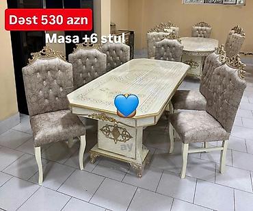 heyet stol stul: Qonaq otağı üçün, Yeni, 6 stul — 1